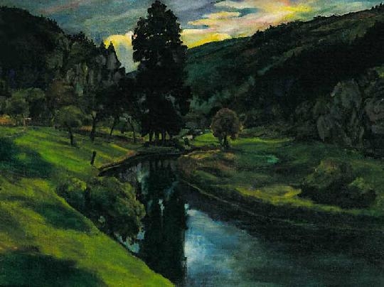 Boldizsár István (1897-1984) In the hills of Nagybánya, 1921