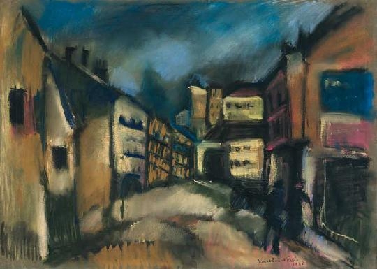 Diener Dénes Rudolf (1889-1956) Párizsi utcarészlet, 1928