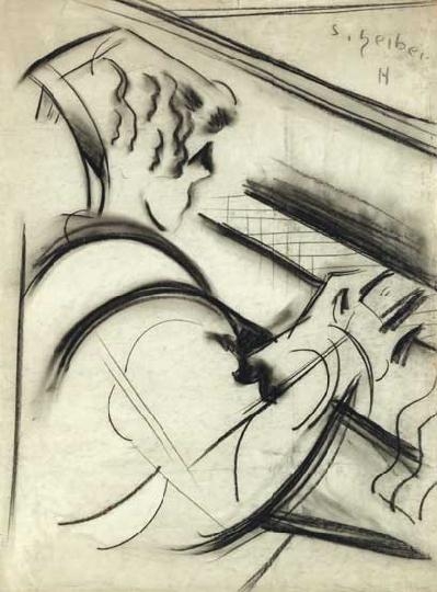Scheiber Hugó (1873-1950) Piano-player