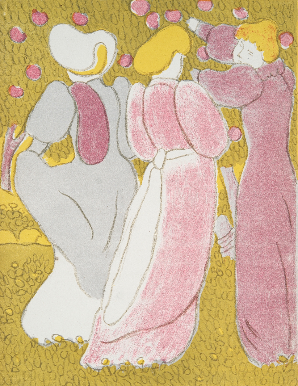 Rippl-Rónai József (1861-1927) Georges Rodenbach: Les Vierges c. kötetének illusztrációja, 1895