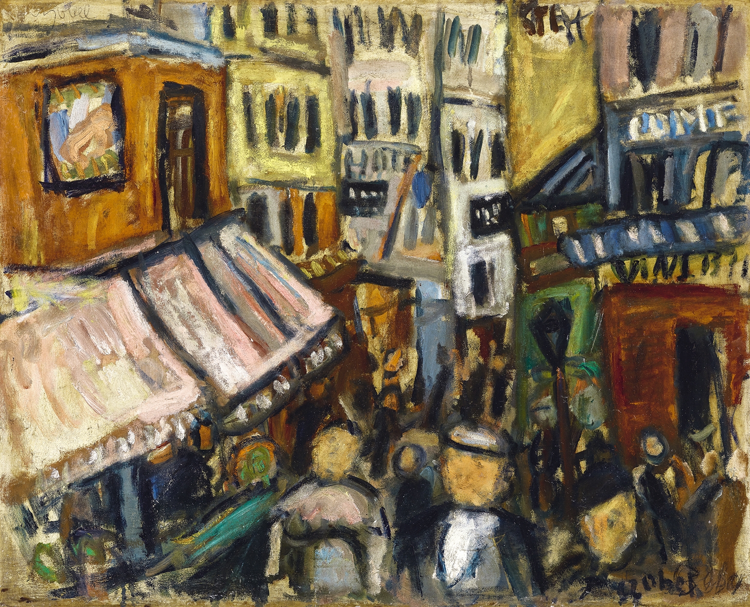 Czóbel Béla (1883-1976) Street in Paris, 1926