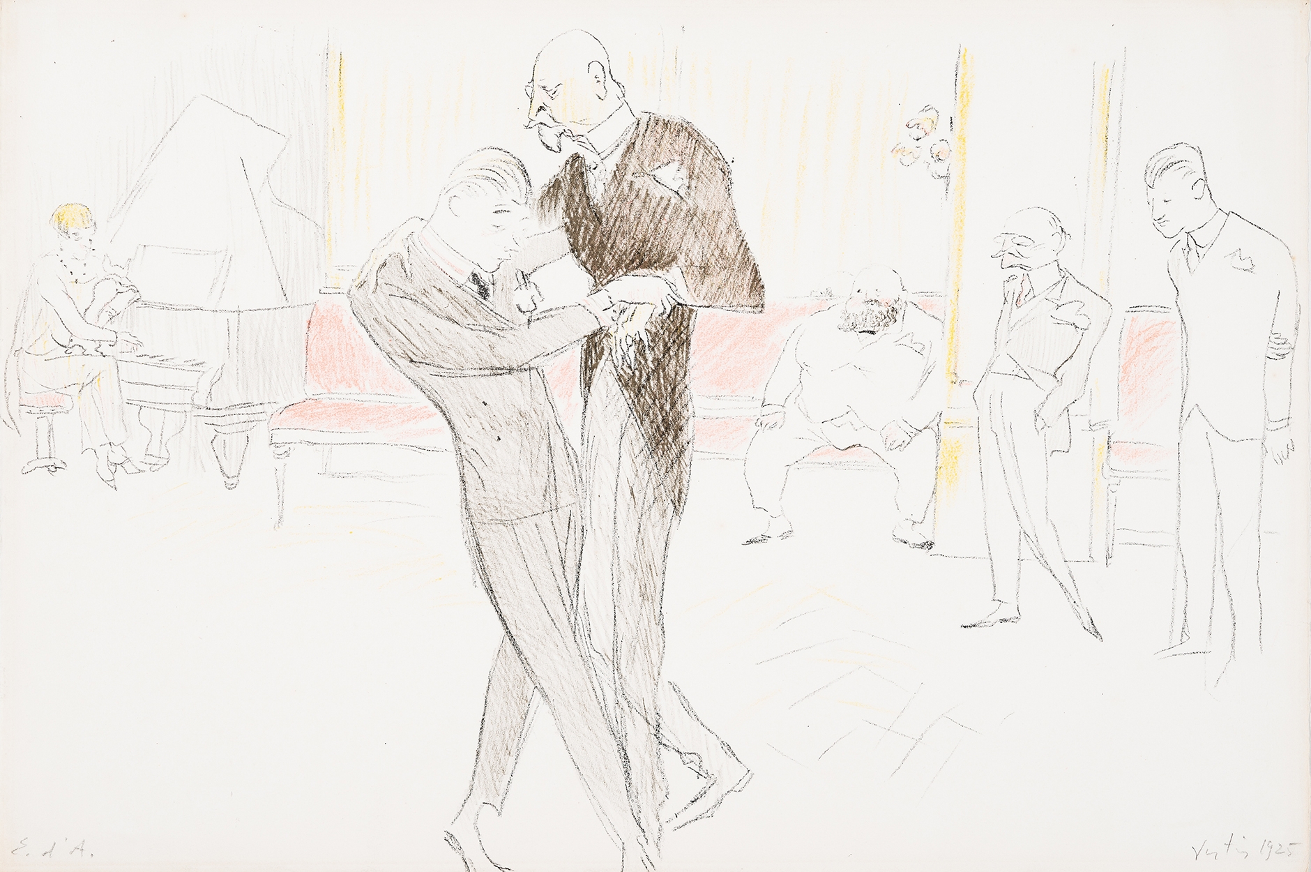 Vértes Marcell (1895-1961) Dancing, 1924
