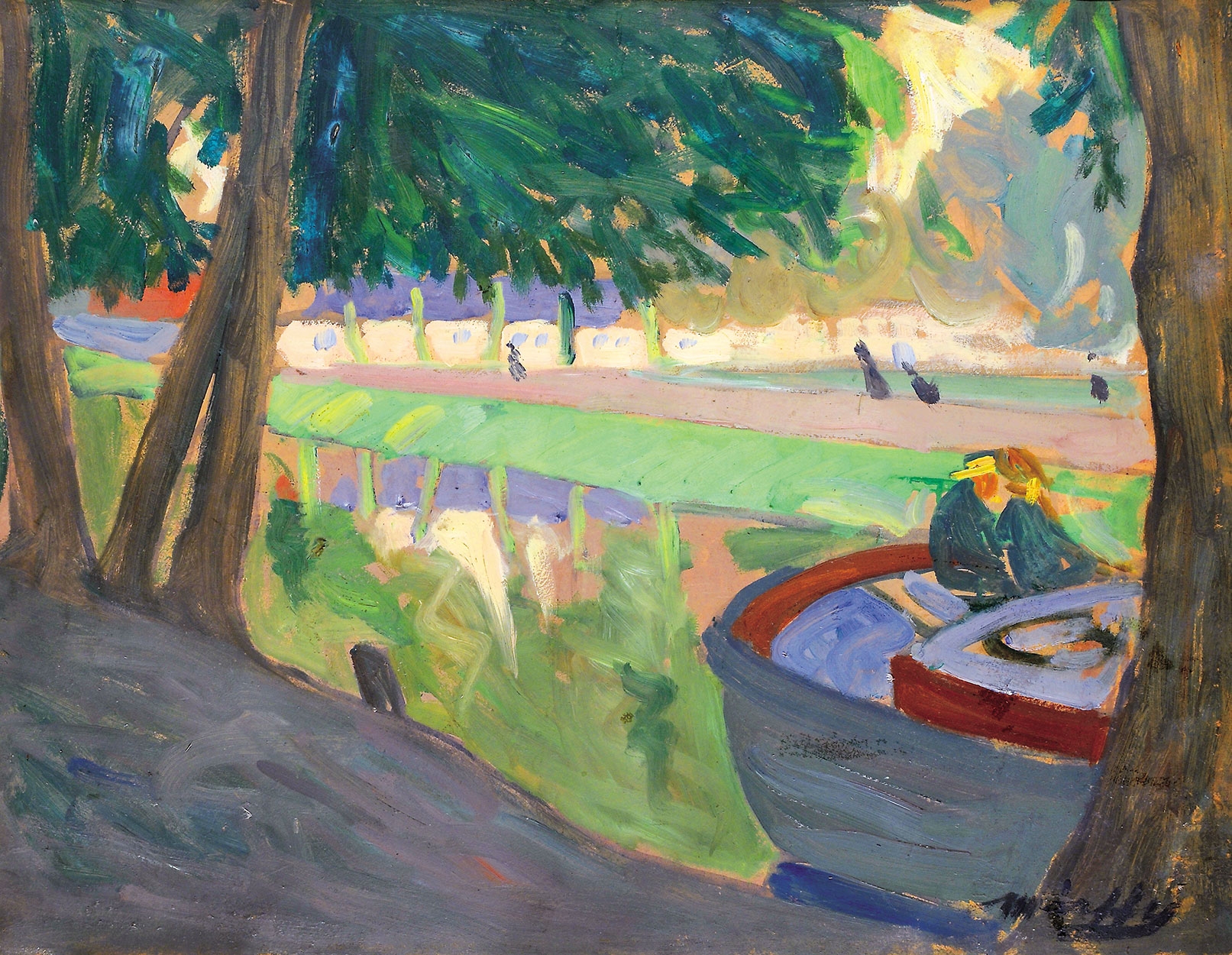 Márffy Ödön (1878-1959) Lac d'Amour, 1905-1906