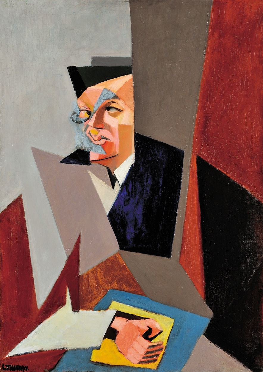 Tihanyi Lajos (1885-1938) Portrait of Tristan Tzara, 1926