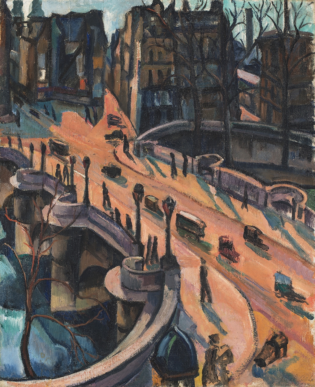 Perlrott-Csaba Vilmos (1880-1955) View to the Pont Neuf, 1924-1925