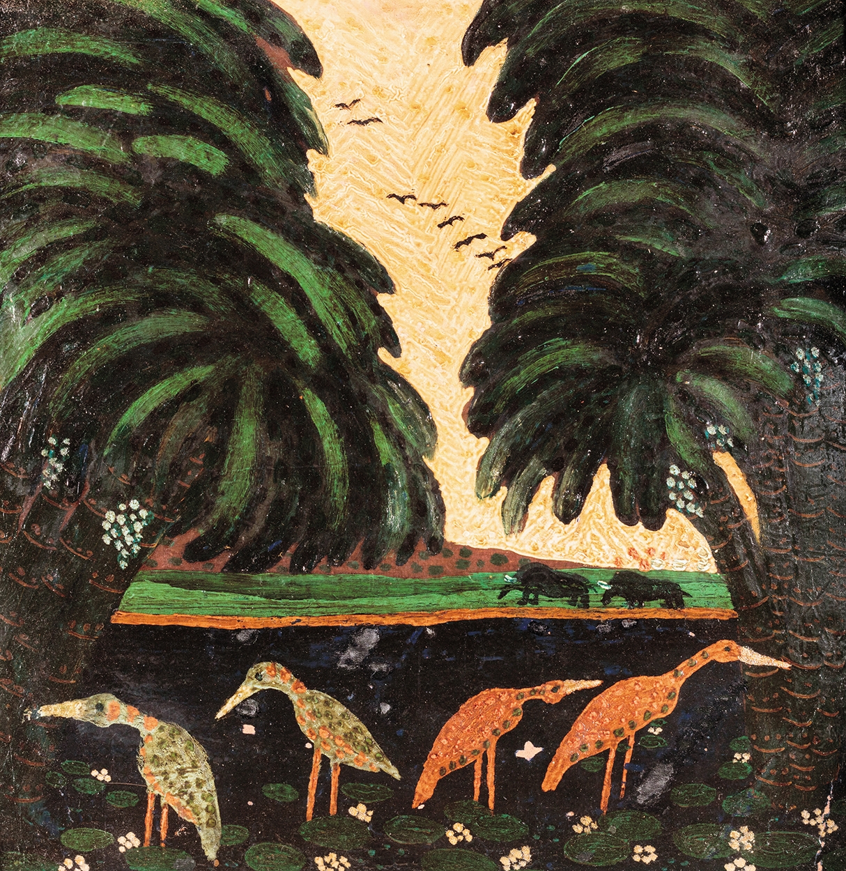 Mokry Mészáros Dezső (1881-1970) Tropical Land in Asia