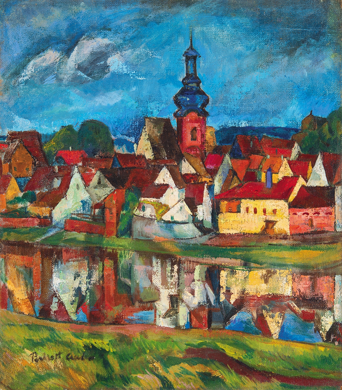Perlrott-Csaba Vilmos (1880-1955) Wertheim am Main, around 1921
