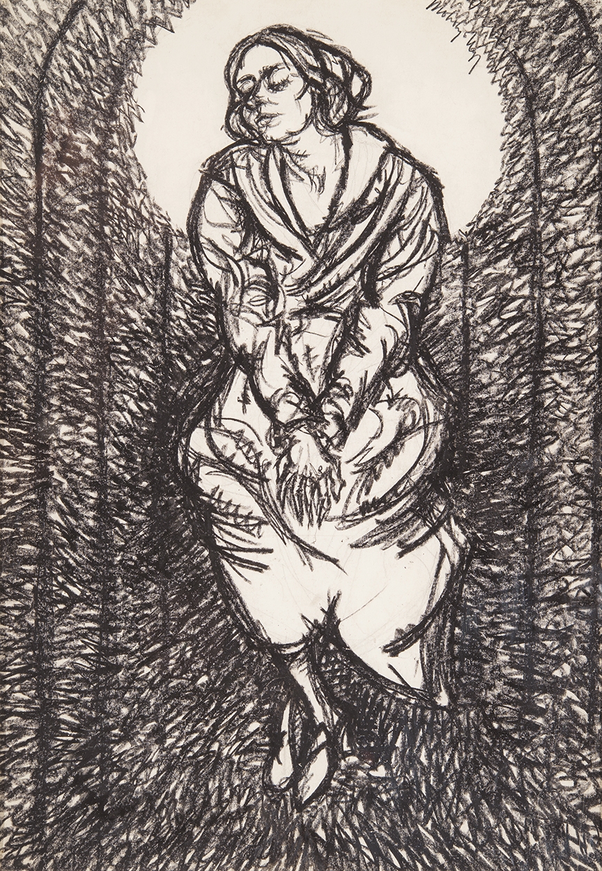 Moholy-Nagy László (1895-1946) Woman sitting, around 1920