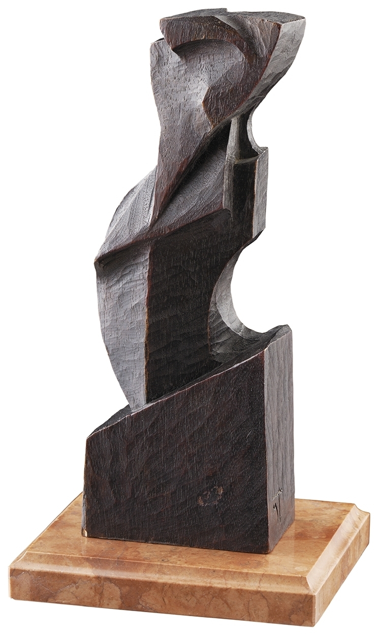Mattis Teutsch János (1884-1960) Statue of wood (Figure), 1924