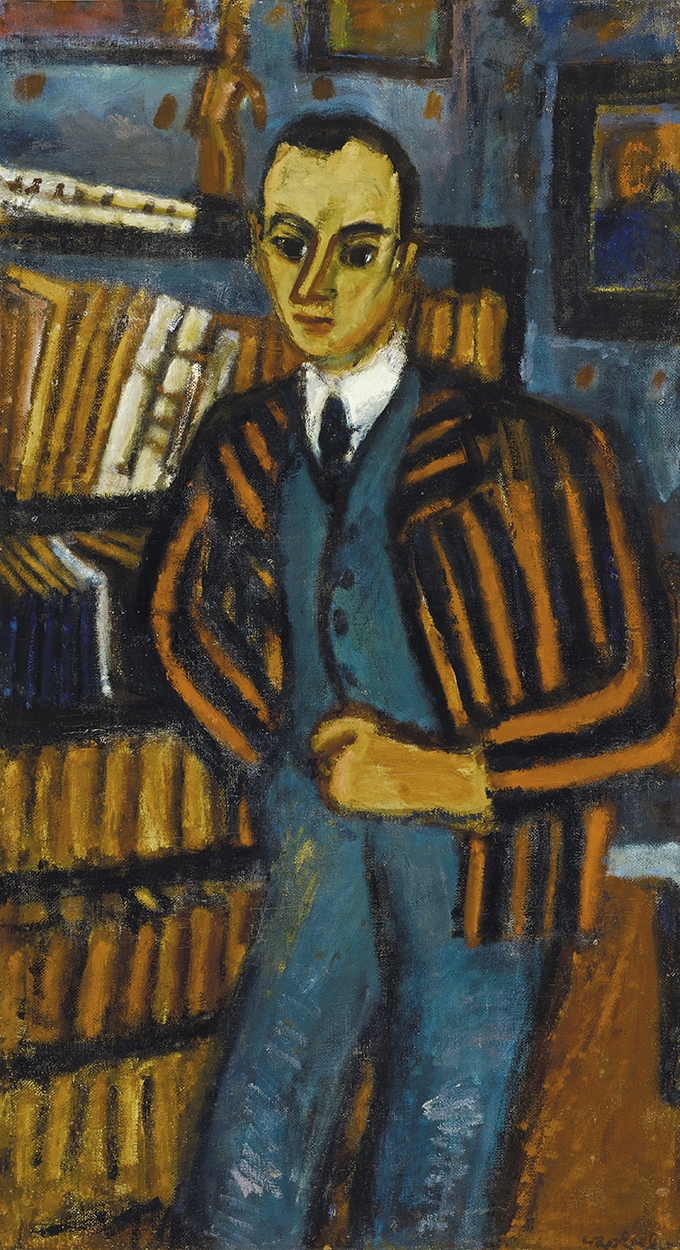Czóbel Béla (1883-1976) The Portrait of Mr. Meyer, 1921