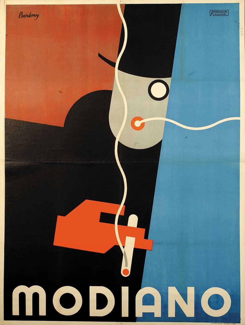 Berény Róbert (1887-1953) Modiano advertisement poster, 1927
