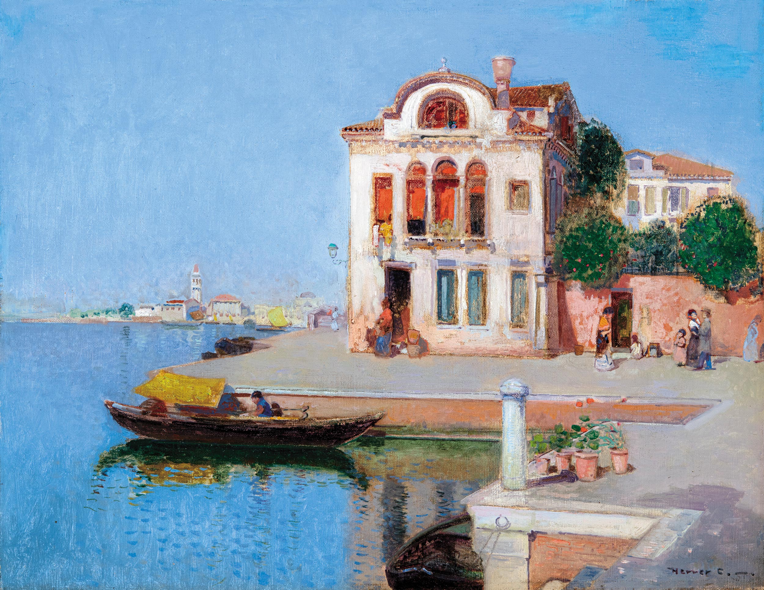 Herrer Cézár (1868-1919) Venice