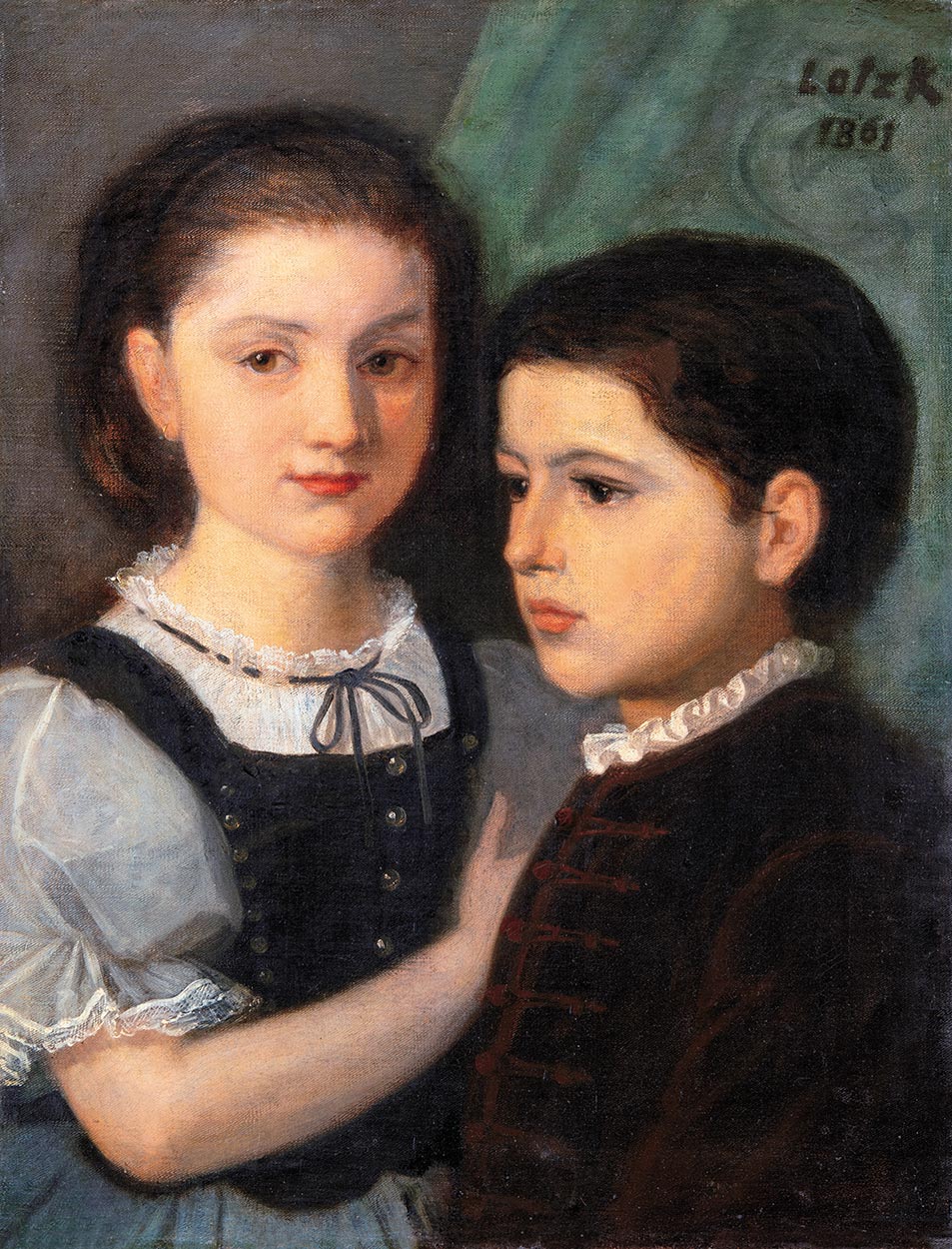 Lotz Károly (1833-1904) Siblings, 1861