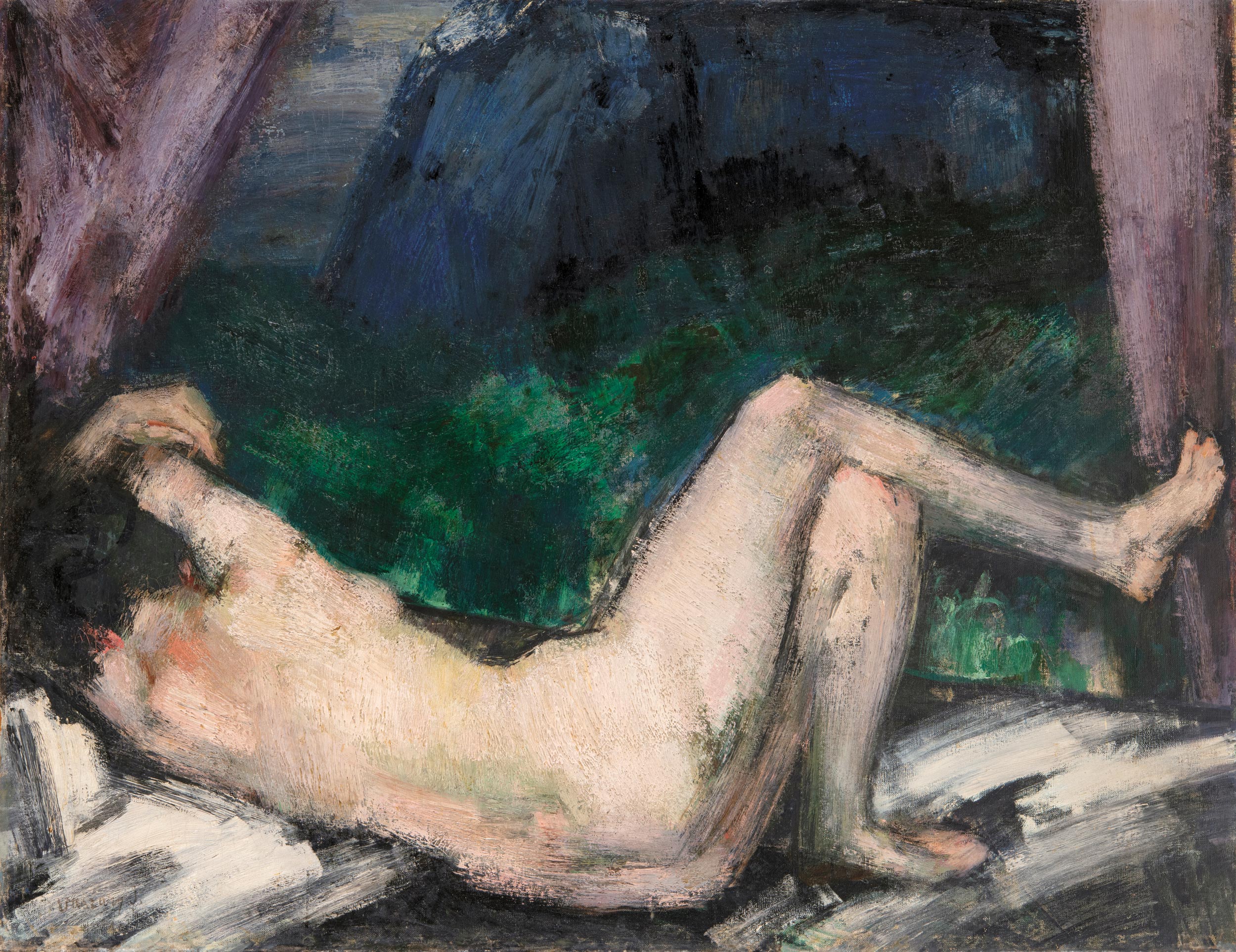 Vaszary János (1867-1939) Lying Nude, around 1919