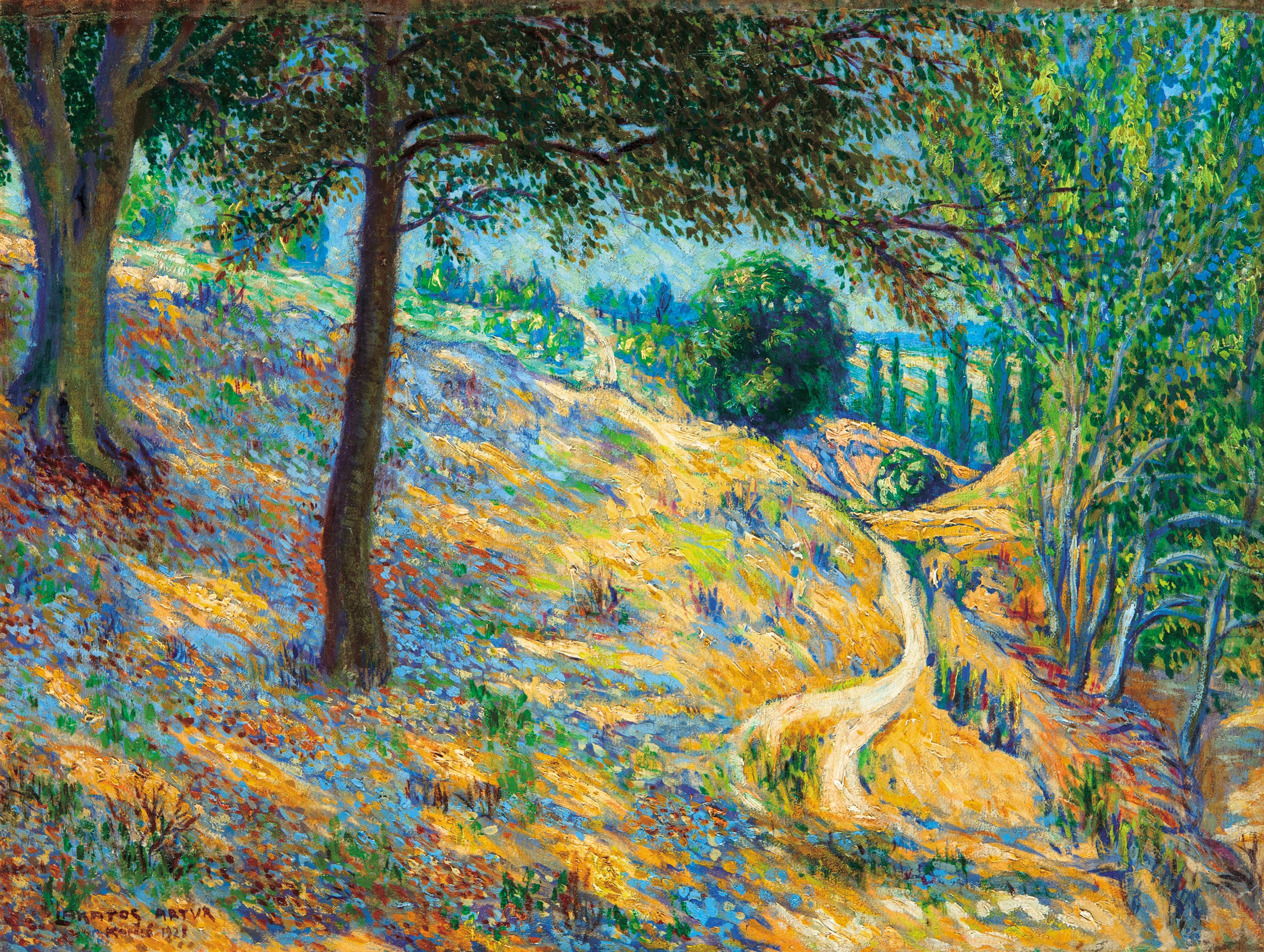 Lakatos Artúr (1880-1968) Edge of the Forest, 1928