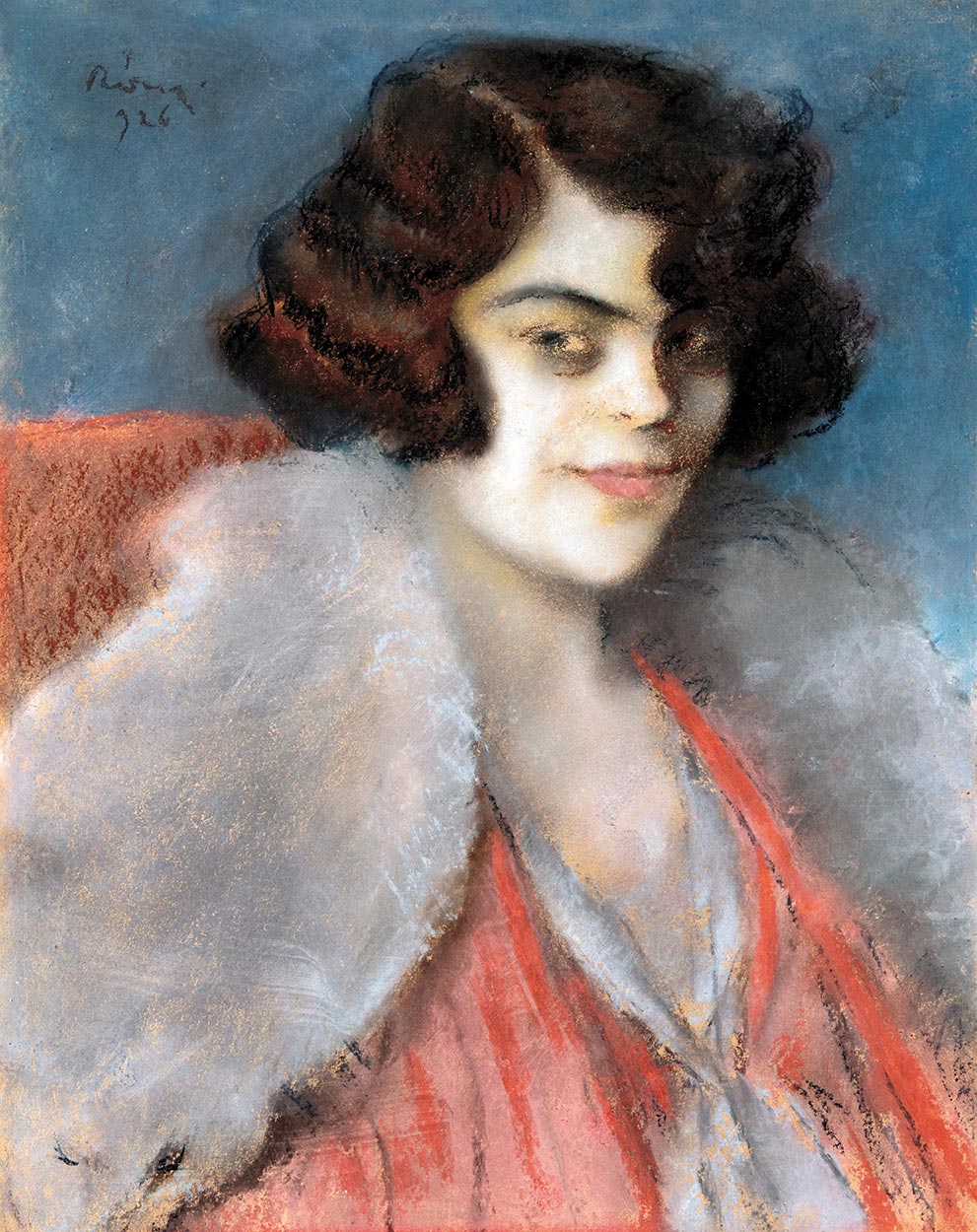 Rippl-Rónai József (1861-1927) Női portré (Klárika), 1926
