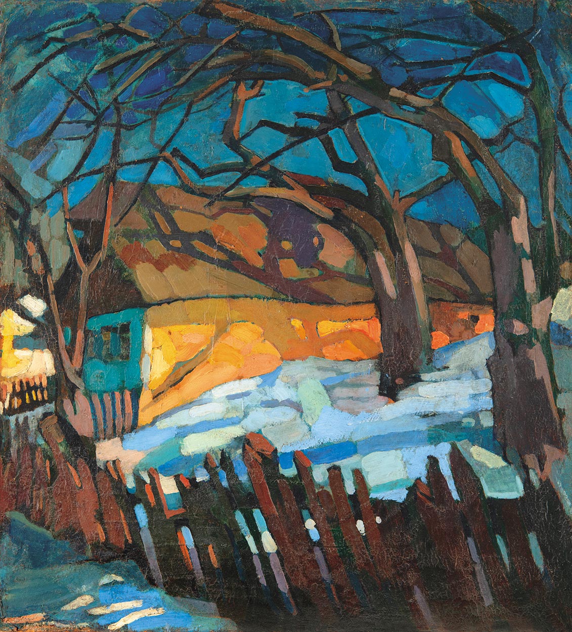Nagy Oszkár (1883-1965) Sparkling Winter