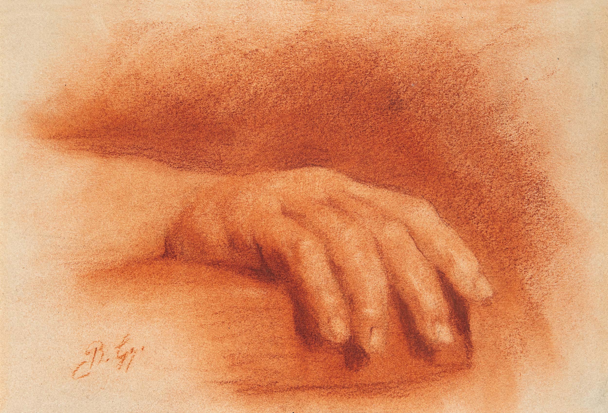 Benczúr Gyula (1844-1920) Study of a Hand
