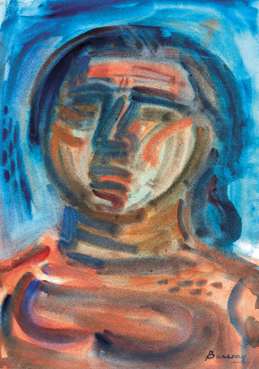 Barcsay Jenő (1900-1988) Portrait of a Woman