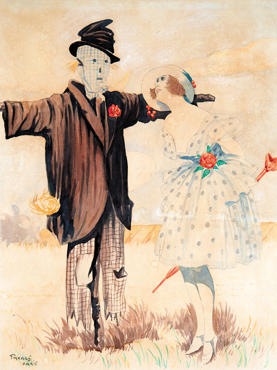 Faragó Géza (1877-1928) Scarecrow