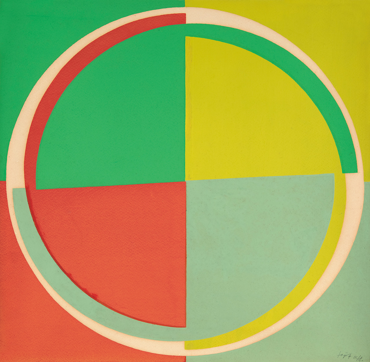 Fajó János (1937-2018) Composition, Folder of 1968