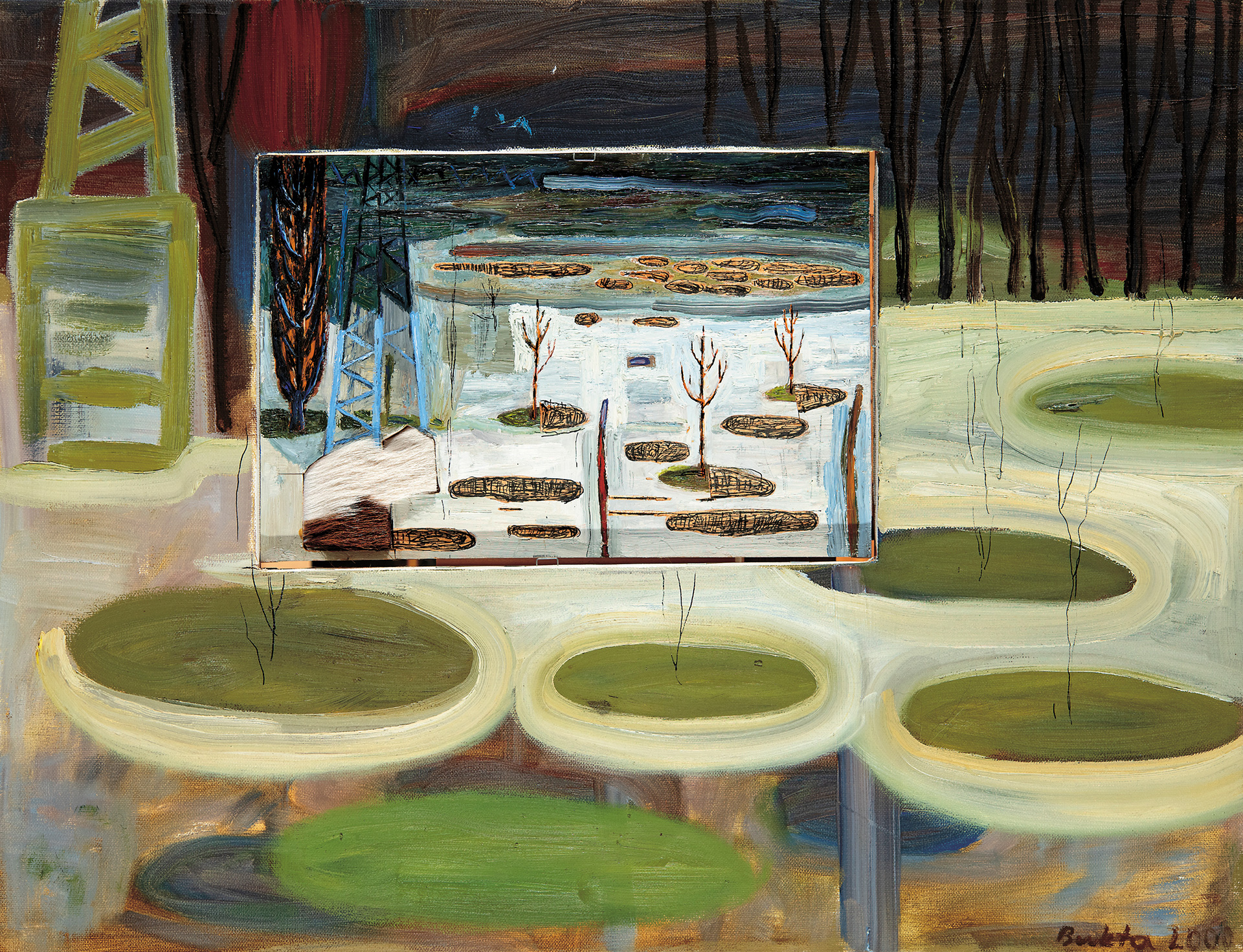 Bukta Imre (1952-) Electric Landscape, 2000