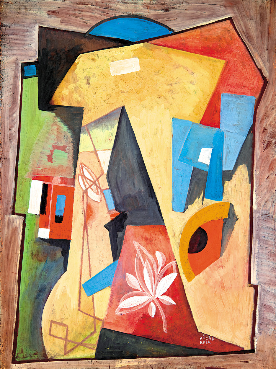 Kádár Béla (1877-1956) Abstract Composition