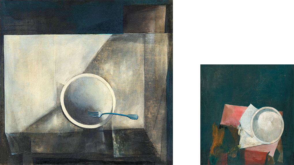 Trauner Sándor 1906 - 1993 Picture II., on the reverse: Still-life, 1929