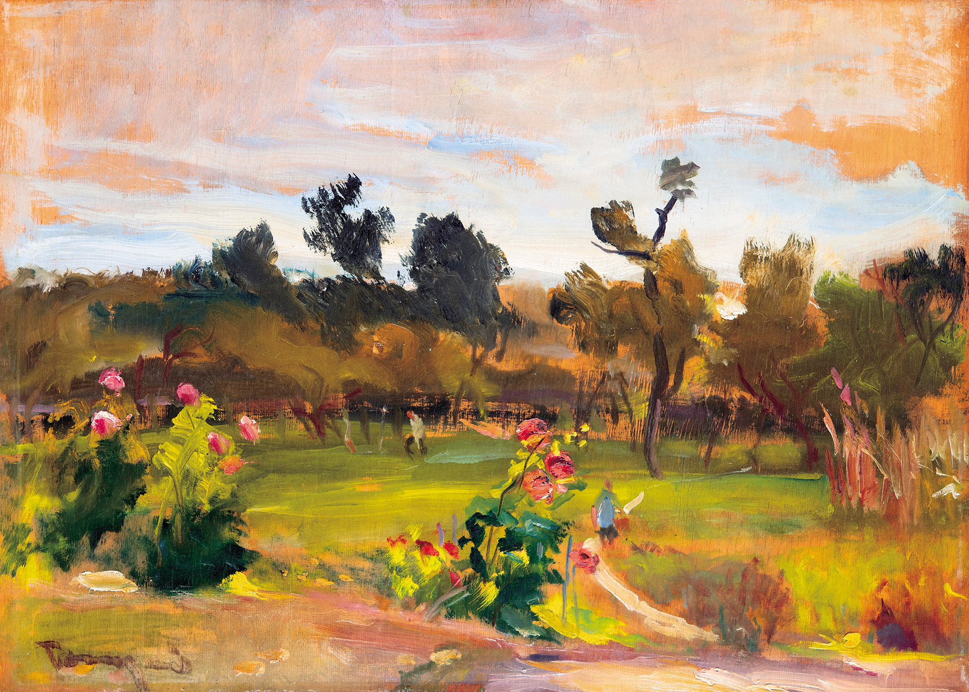 Tornyai János (1869-1936) Spring Meadow