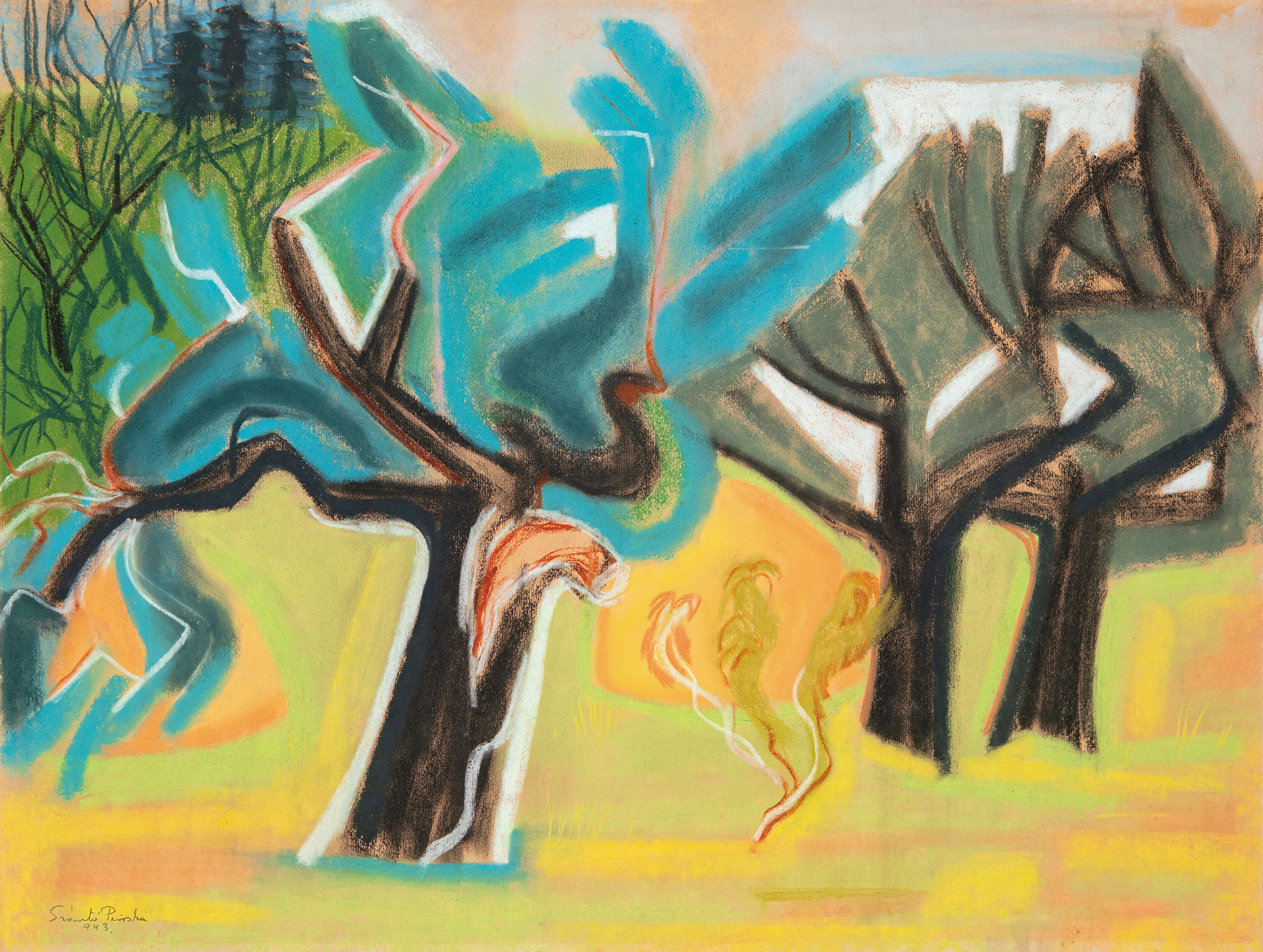 Szántó Piroska (1913-1999) Trees, 1943