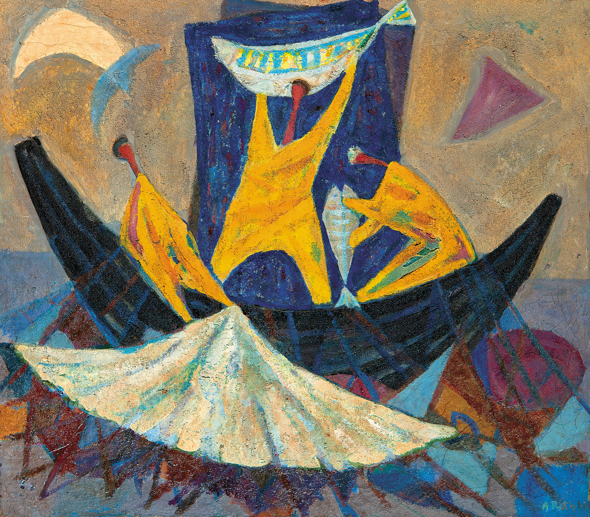 Réth Alfréd (1884-1966) Fishermen, 1963