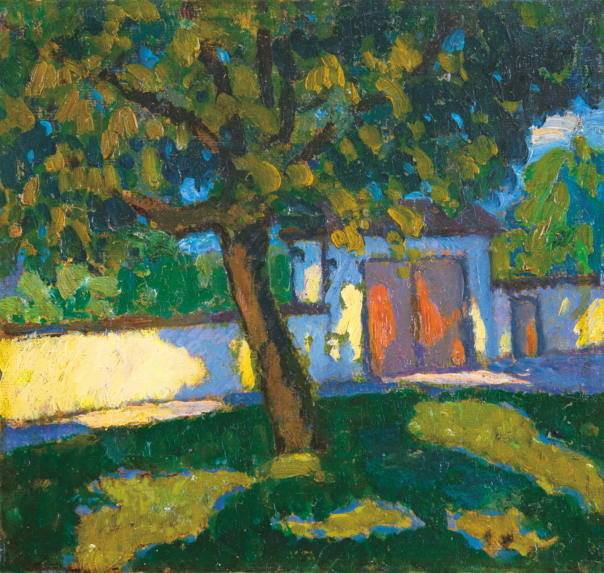 Balla Béla (1882-1965) Tree in front of the Gate