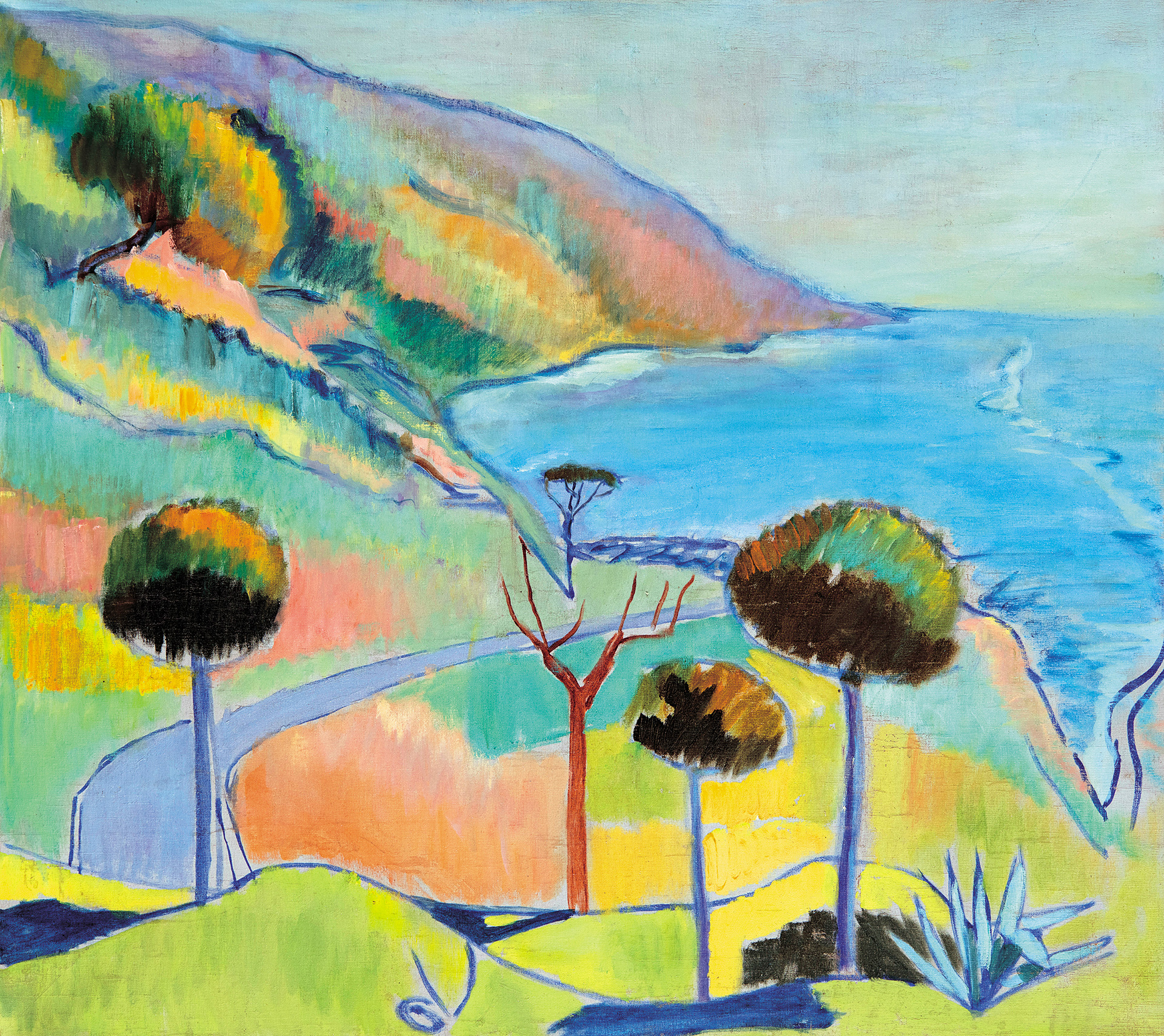 Fenyő György (1904-1978) Landscape in Southern France, around 1929-1930