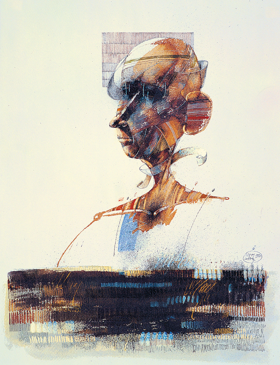 Nagy Gábor (1949) Portrait, 1983