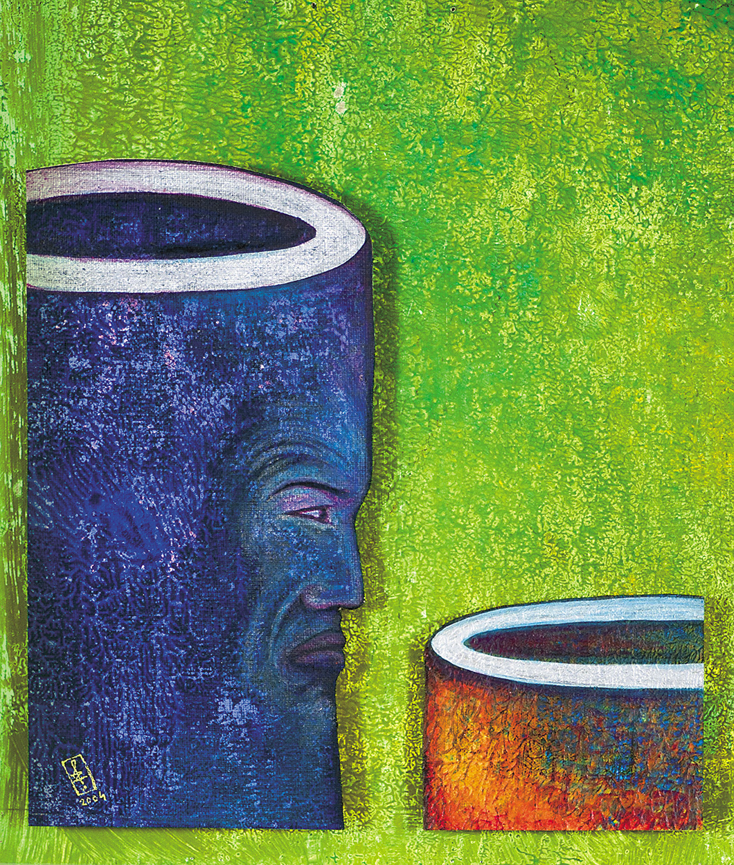 Szurcsik József (1959-) Barrel of Desire, 2004