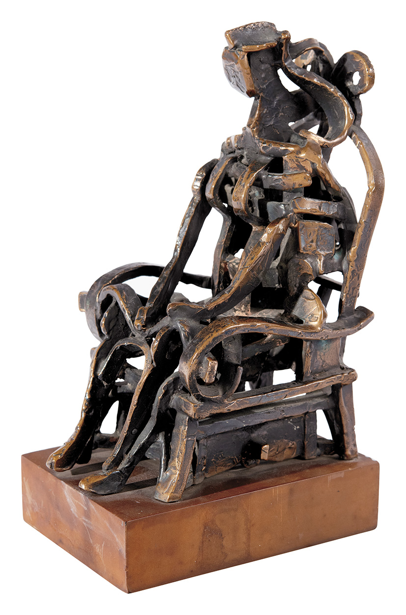 Berczeller Rezső (1912-1992) Fotelben ülő