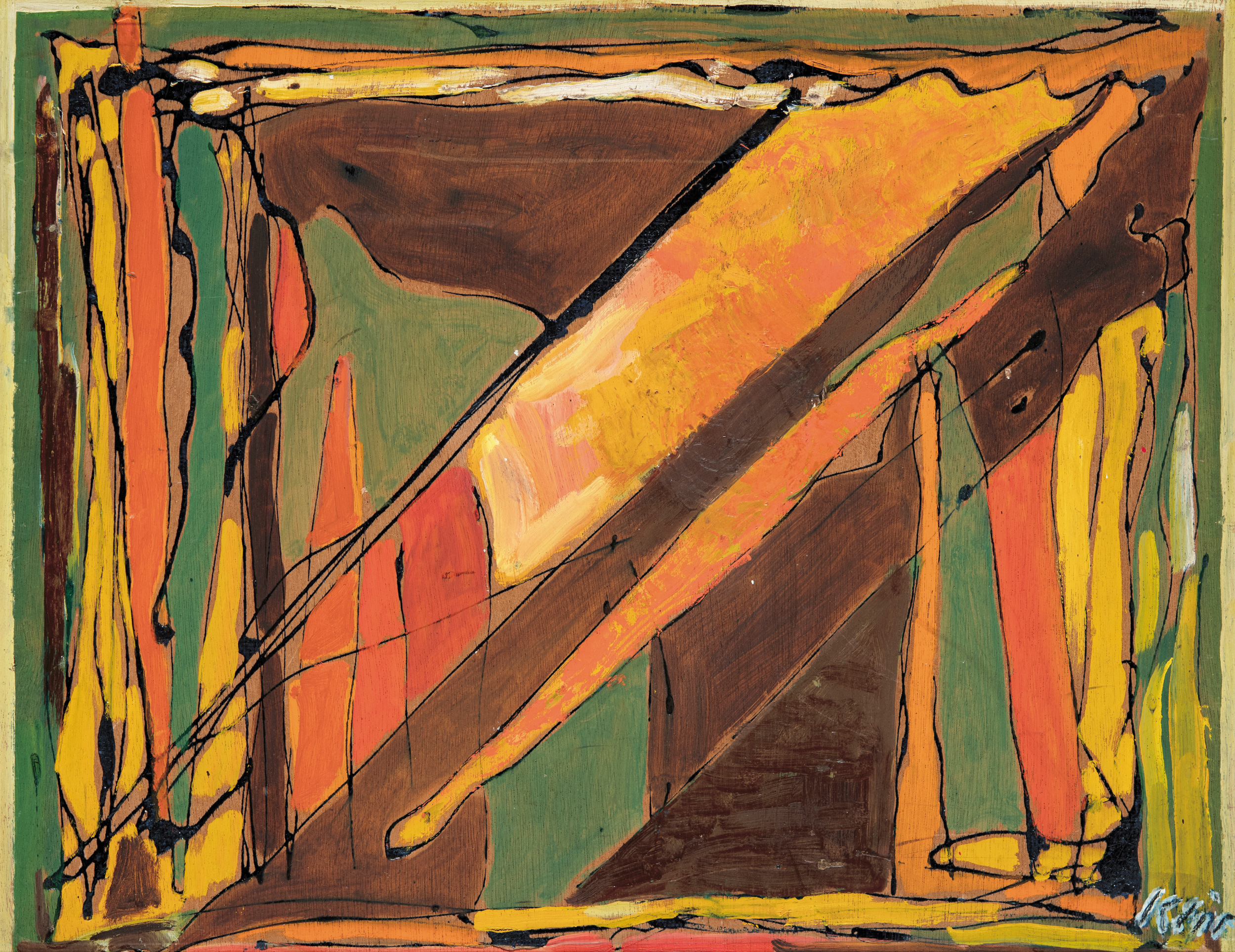 Klie Zoltán (1897-1992) Diagonal, 1962