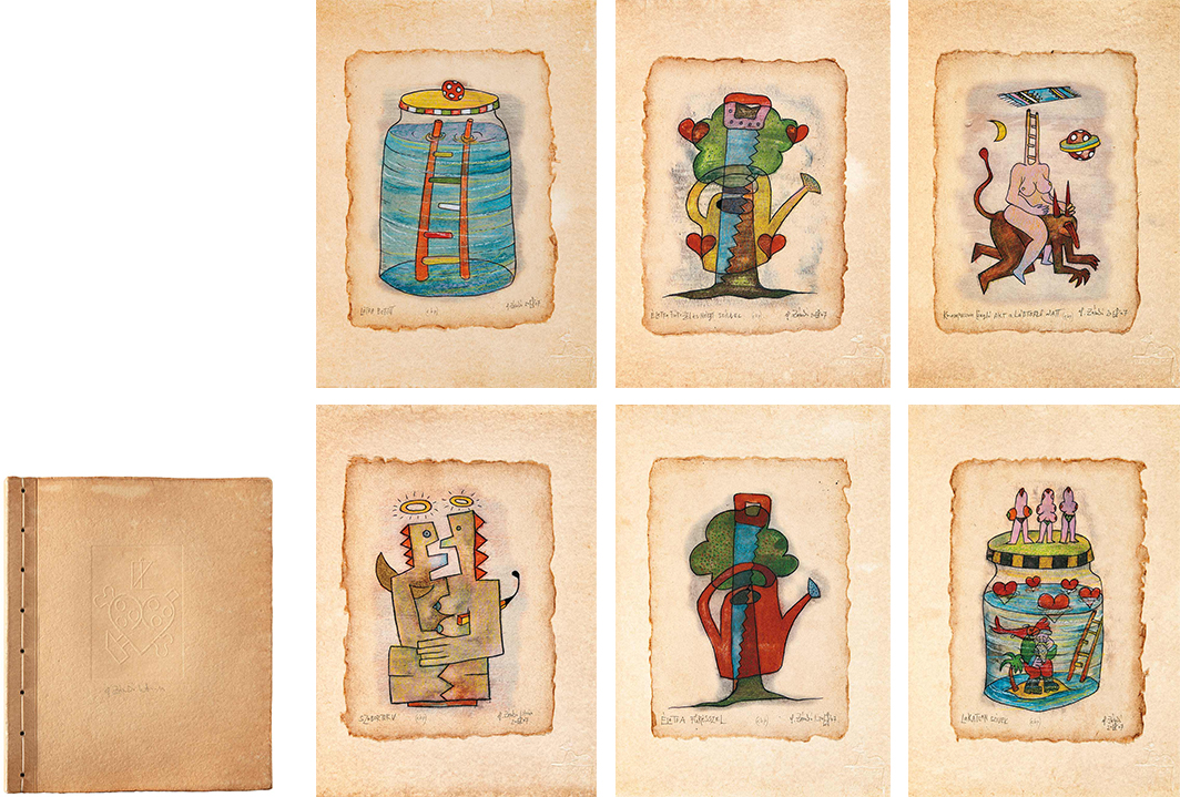Ef. Zámbó István (1950-) Folder – 6 pieces of artwork