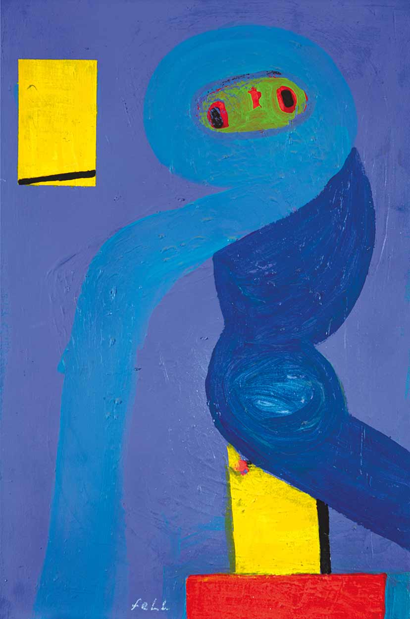 fe Lugossy László (1947- ) Blue in blue, 2004