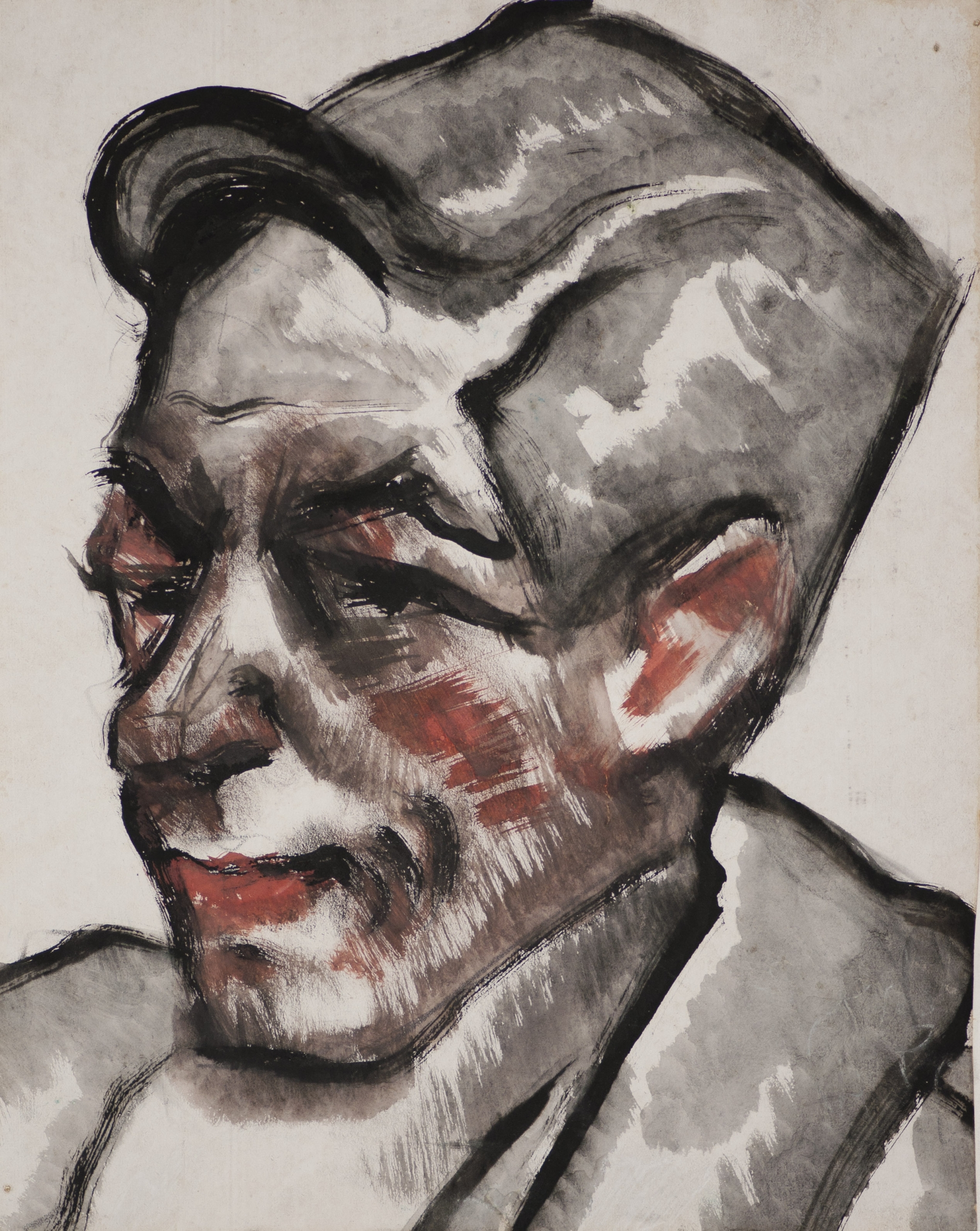 Scheiber Hugó (1873-1950) Portrait of T.L., 1930s