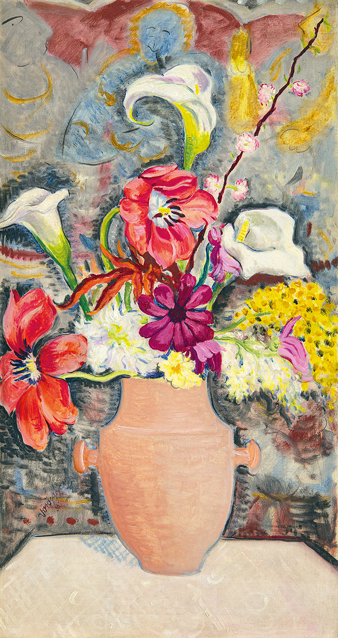 Vörös Géza (1897-1957) Flower Still-life, 1936