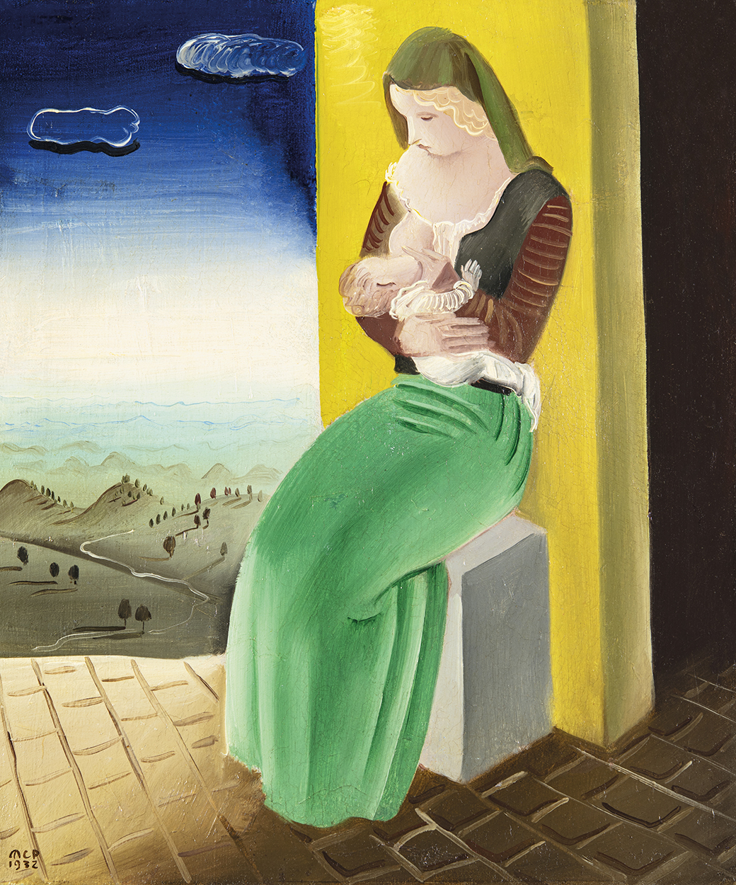 Molnár C. Pál (1894-1981) Madonna (Motherhood), 1932