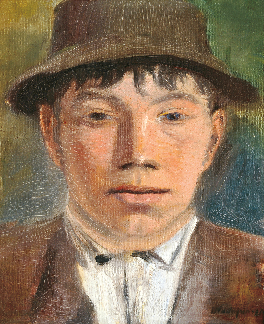 Mednyánszky László (1852-1919) Boy in a Hat