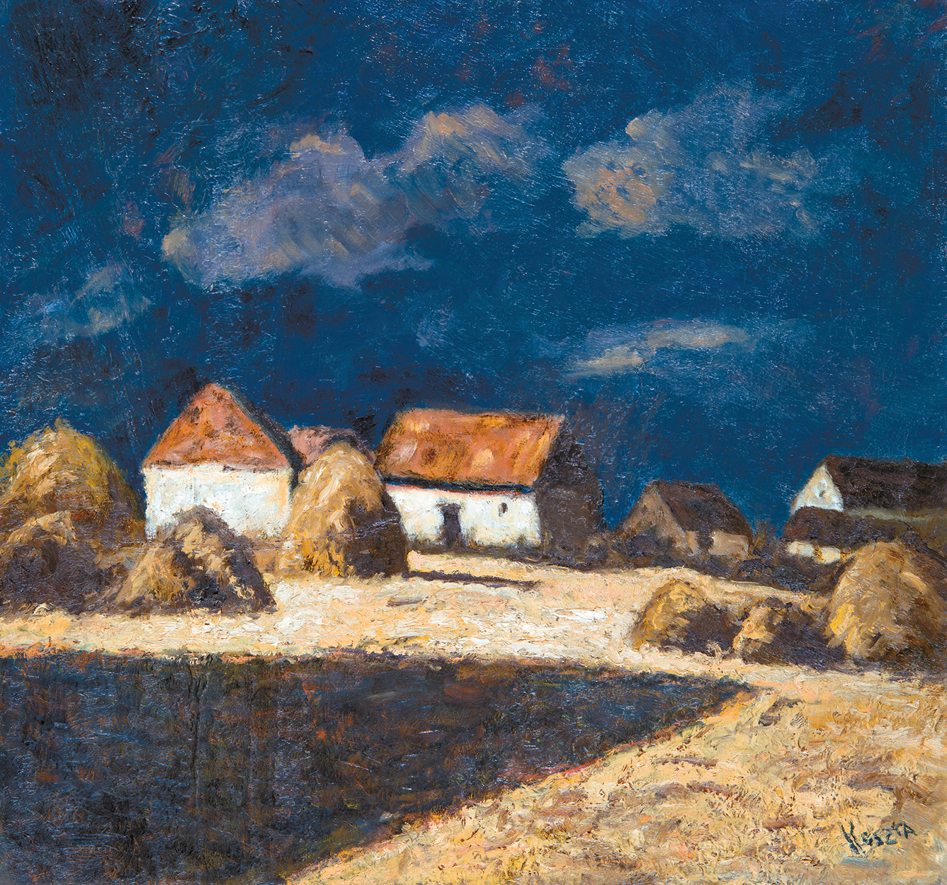 Koszta József (1861-1949) Vihar előtti fények