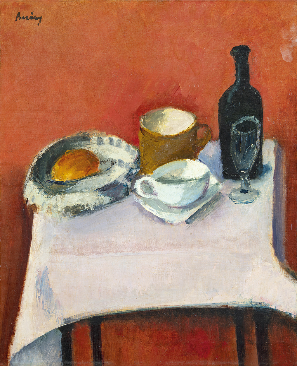 Berény Róbert (1887-1953) Reggelizőasztal, 1928 körül