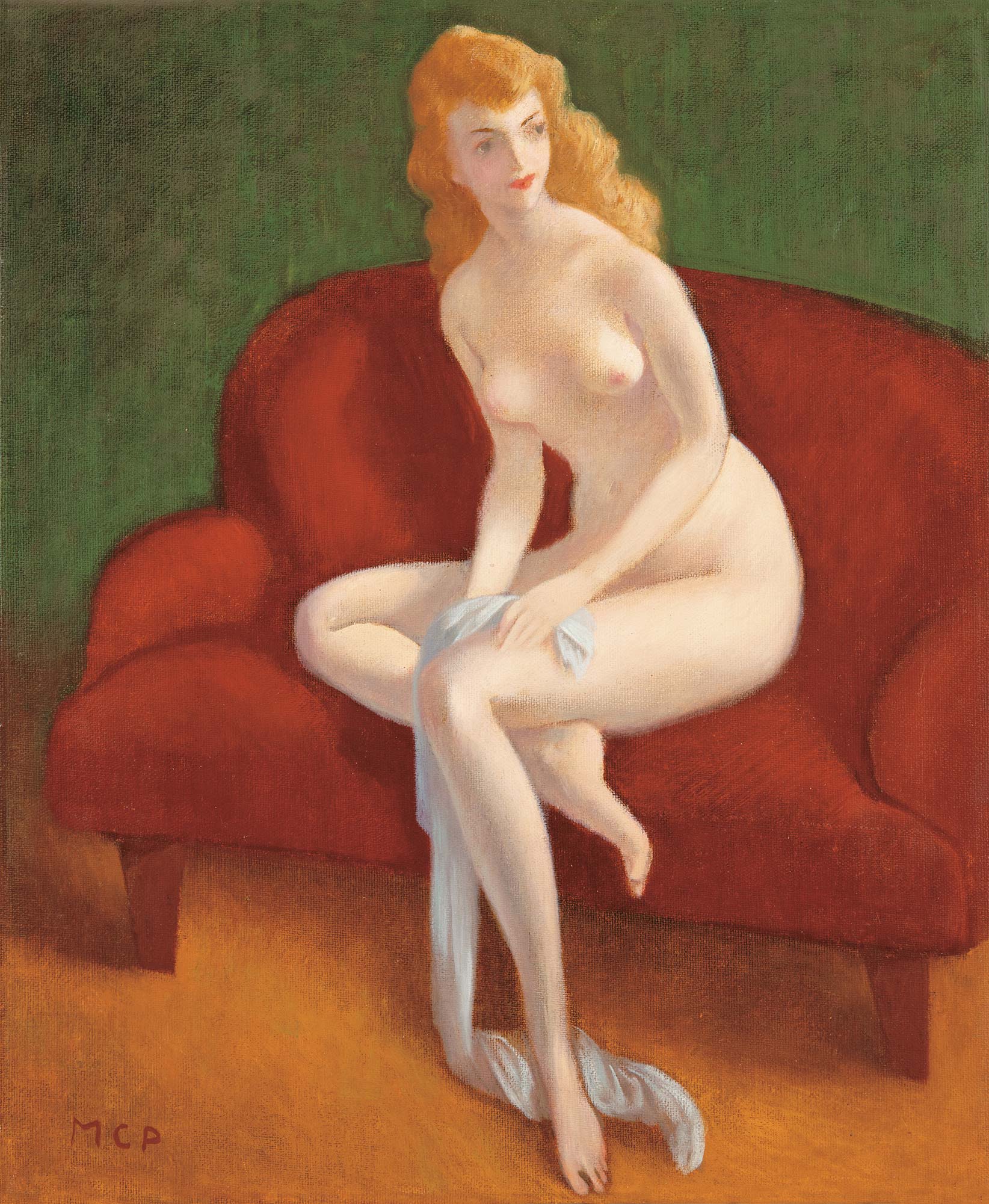 Molnár-C. Pál (1894-1981) The Red Couch