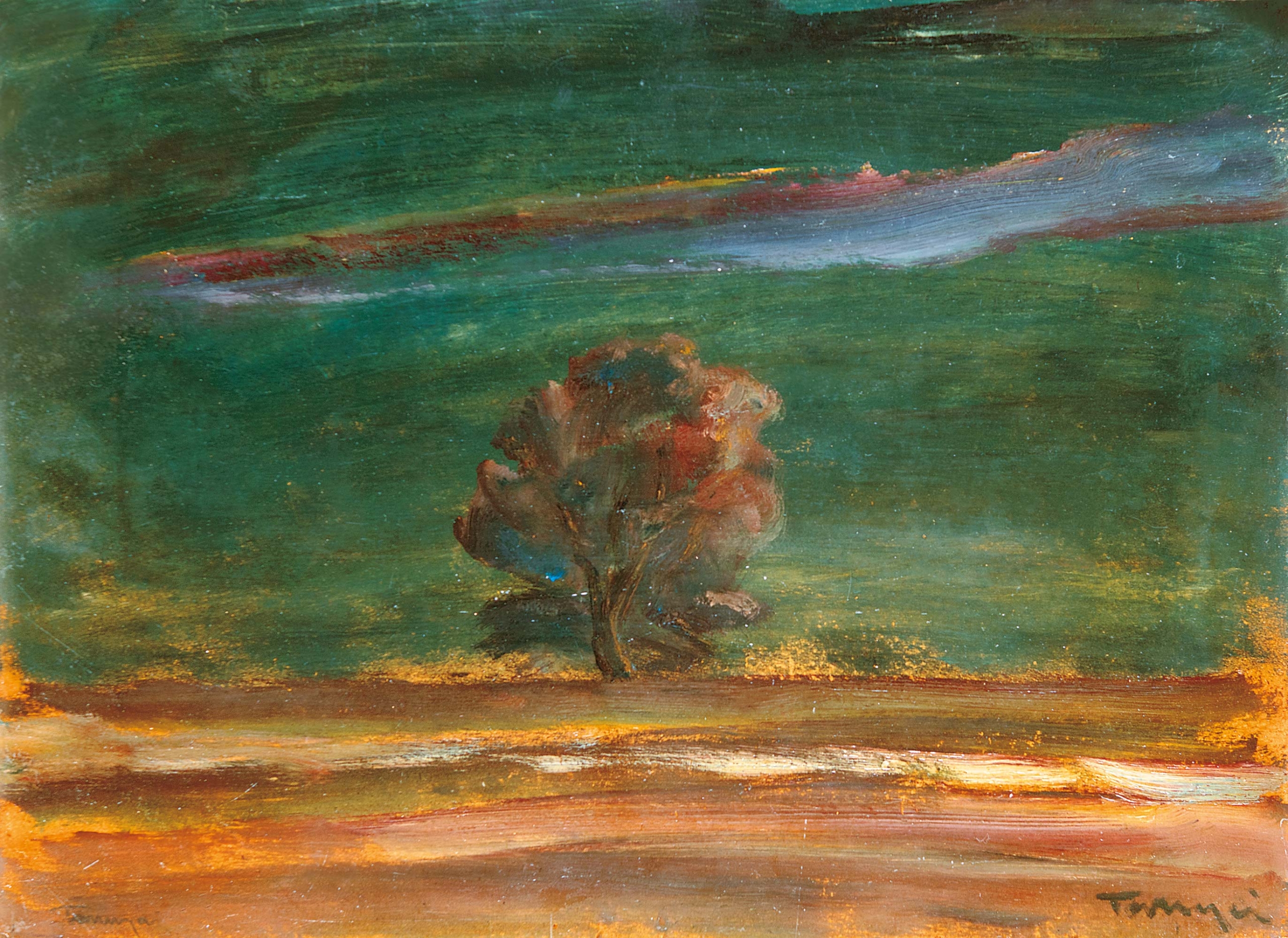 Tornyai János (1869-1936) Lonely Tree