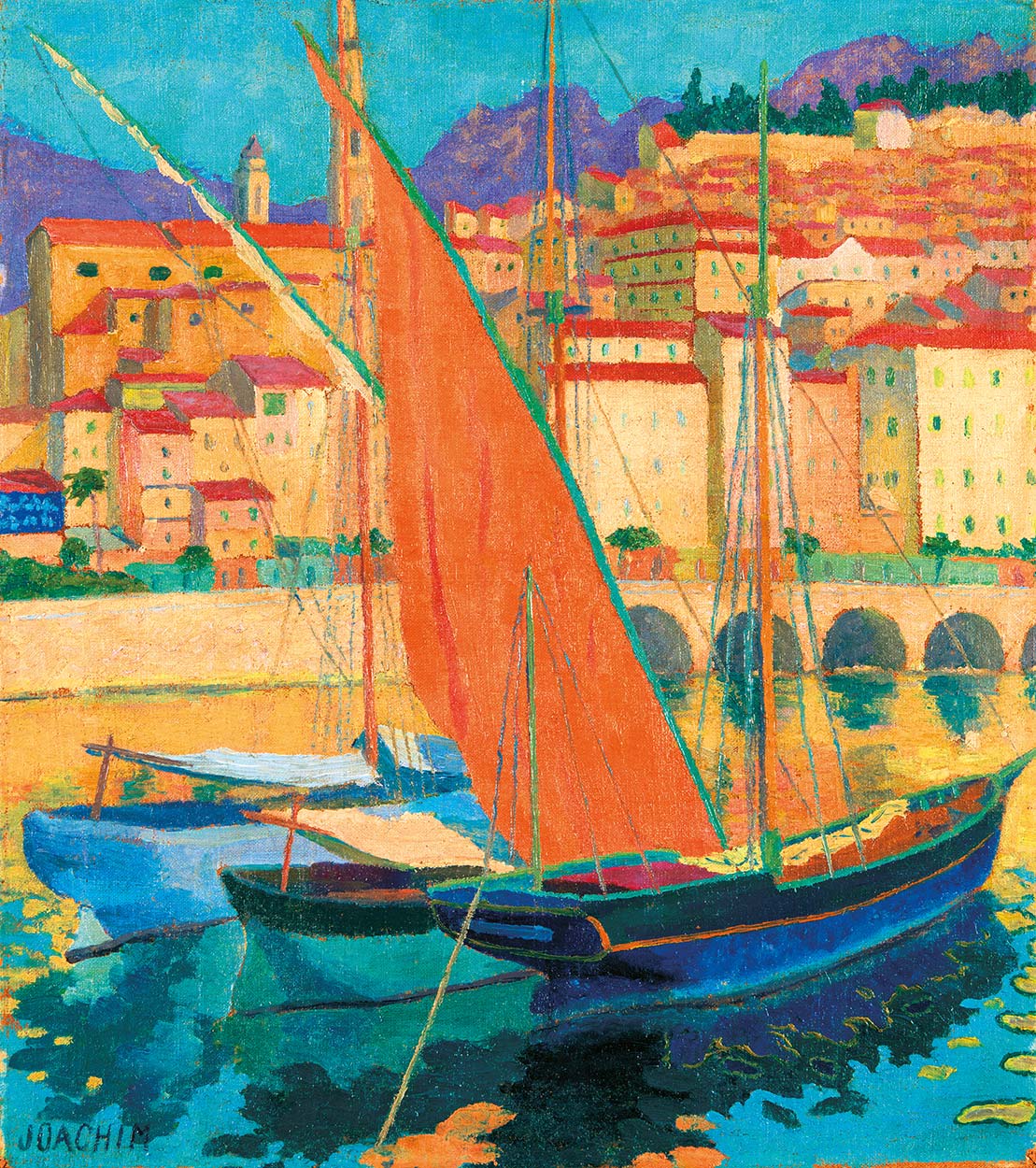 Joachim Ferenc (Csejtei) (1882-1964) Sailing Boat