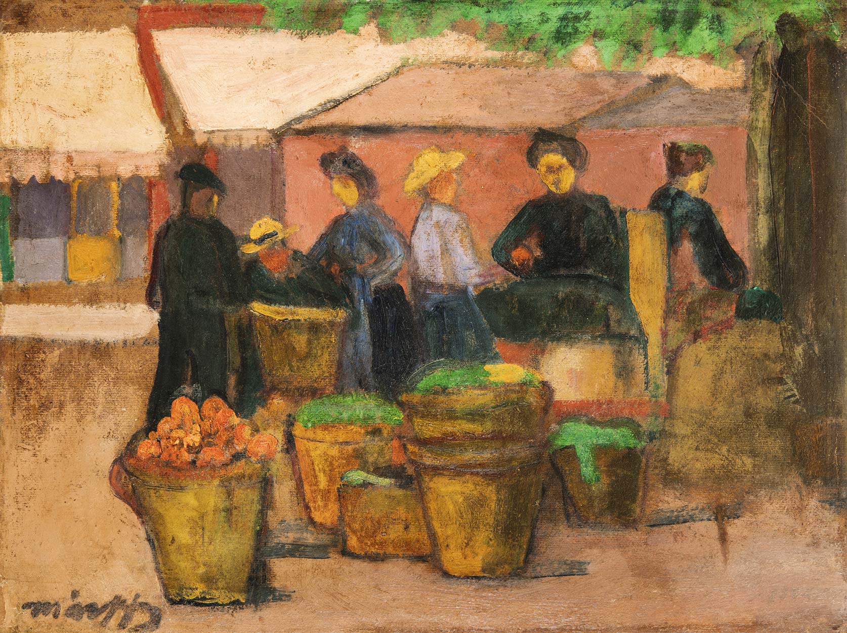 Márffy Ödön (1878-1959) At the Market, around 1905