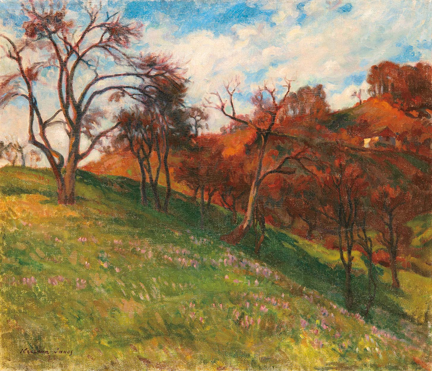 Krizsán János (1866-1948) Early Spring
